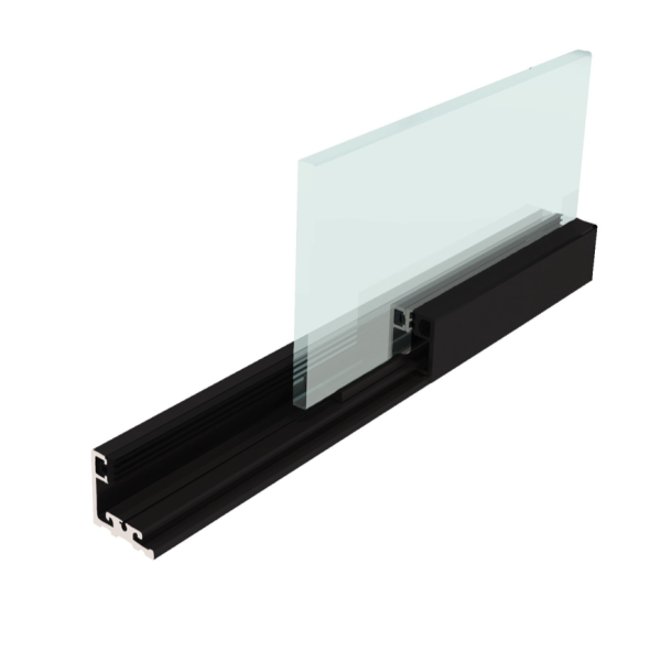 Profil model "U" h= 36 mm,  L = 3000 mm, aluminiu
