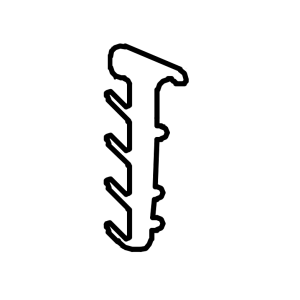 Garnitură pentru profil U fix Sticlă 8 mm / 10*