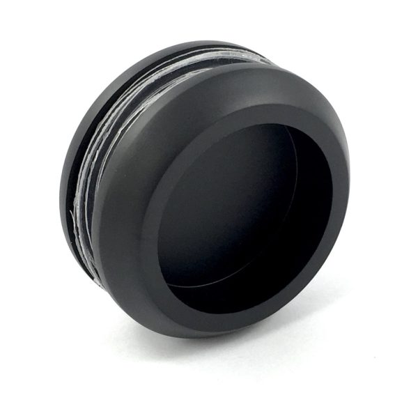 Mâner ușă glisantă  Ø45 mm,  stainless steel finisaj negru