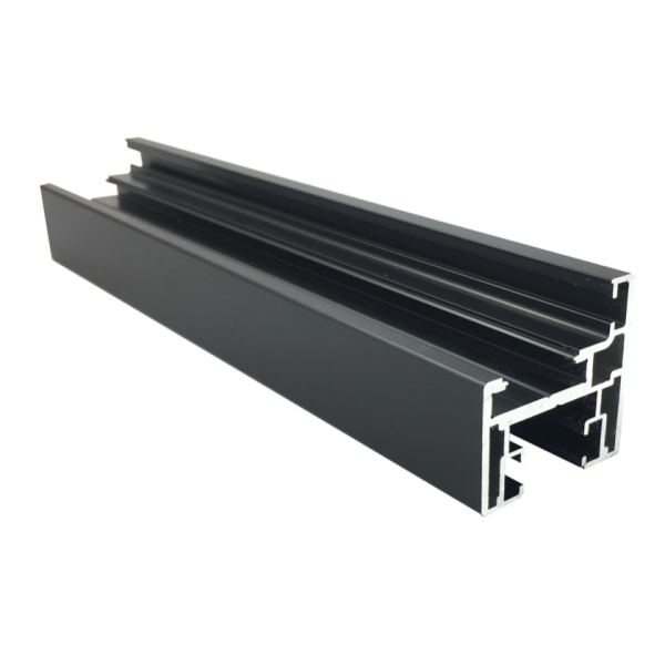 Profil toc ușă model „H” Sticlă-sticlă L=6000mm, aluminiu