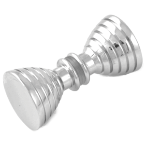 Buton duș, sticlă 6-12 mm, Ø32 mm, alamă, finisaj satinat
