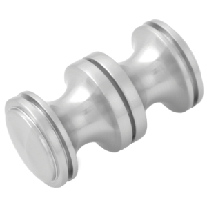 Buton duș, sticlă 6-12 mm, Ø32 mm, alamă, finisaj satinatt