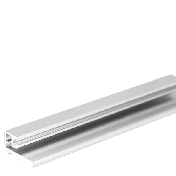 Profil pentru garnitură magnetică, L=2200mm, aluminiu, sticlă 8 mm, finisaj satinat