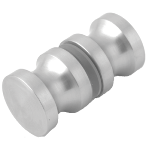 Buton duș, sticlă 6-12 mm, Ø32 mm, alamă, finisaj satinat