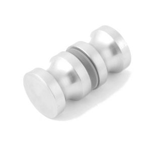 Buton duș, sticlă 6-12 mm, Ø32 mm, alamă, finisaj lucios